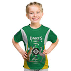Personalised Australia Darts Kid T Shirt Aussie Its In My DNA National Color - Aussie Hoodie