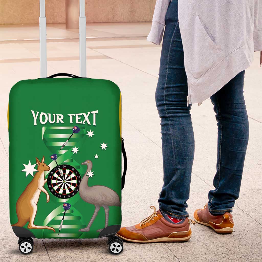 Personalised Australia Darts Luggage Cover Aussie Its In My DNA National Color - Aussie Hoodie