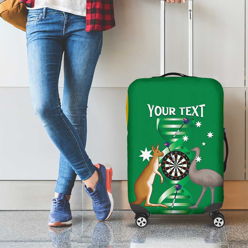 Personalised Australia Darts Luggage Cover Aussie Its In My DNA National Color - Aussie Hoodie