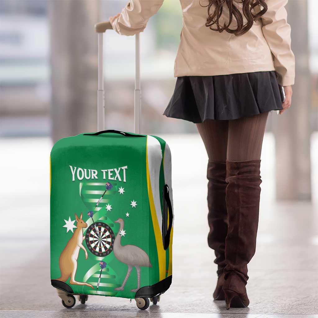 Personalised Australia Darts Luggage Cover Aussie Its In My DNA National Color - Aussie Hoodie