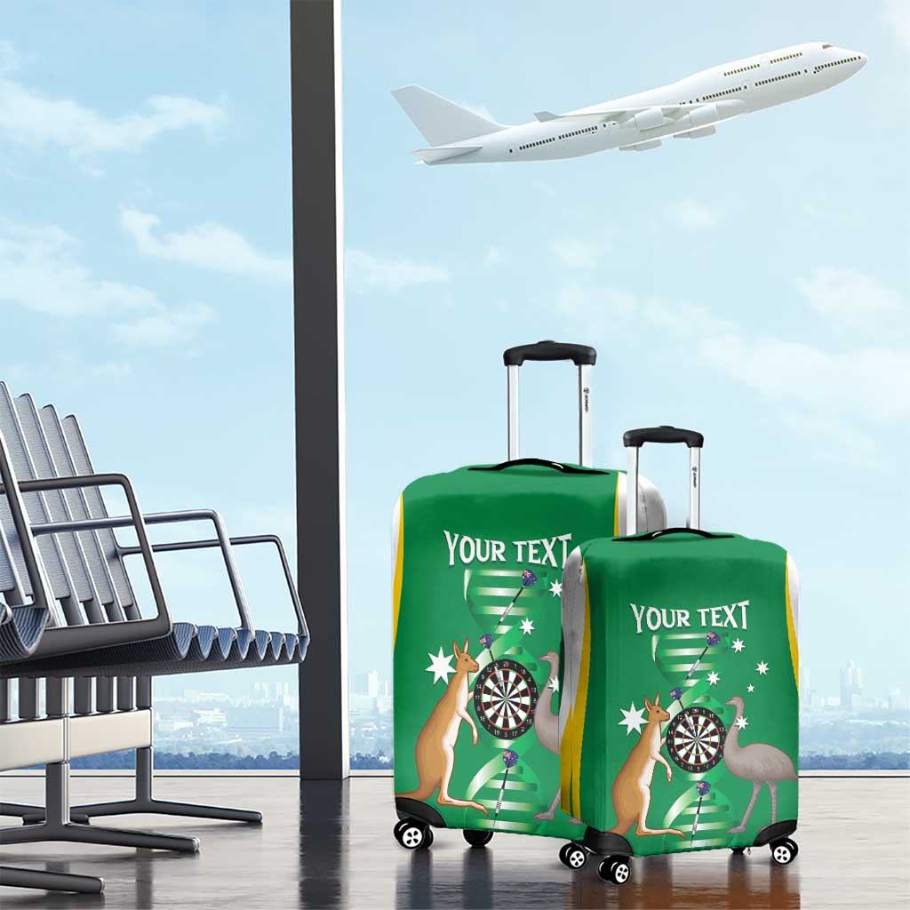 Personalised Australia Darts Luggage Cover Aussie Its In My DNA National Color - Aussie Hoodie