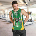 Personalised Australia Darts Men Tank Top Aussie Its In My DNA National Color - Aussie Hoodie