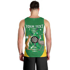 Personalised Australia Darts Men Tank Top Aussie Its In My DNA National Color - Aussie Hoodie