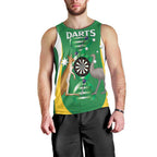 Personalised Australia Darts Men Tank Top Aussie Its In My DNA National Color - Aussie Hoodie