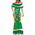 Personalised Australia Darts Mermaid Dress Aussie Its In My DNA National Color - Aussie Hoodie