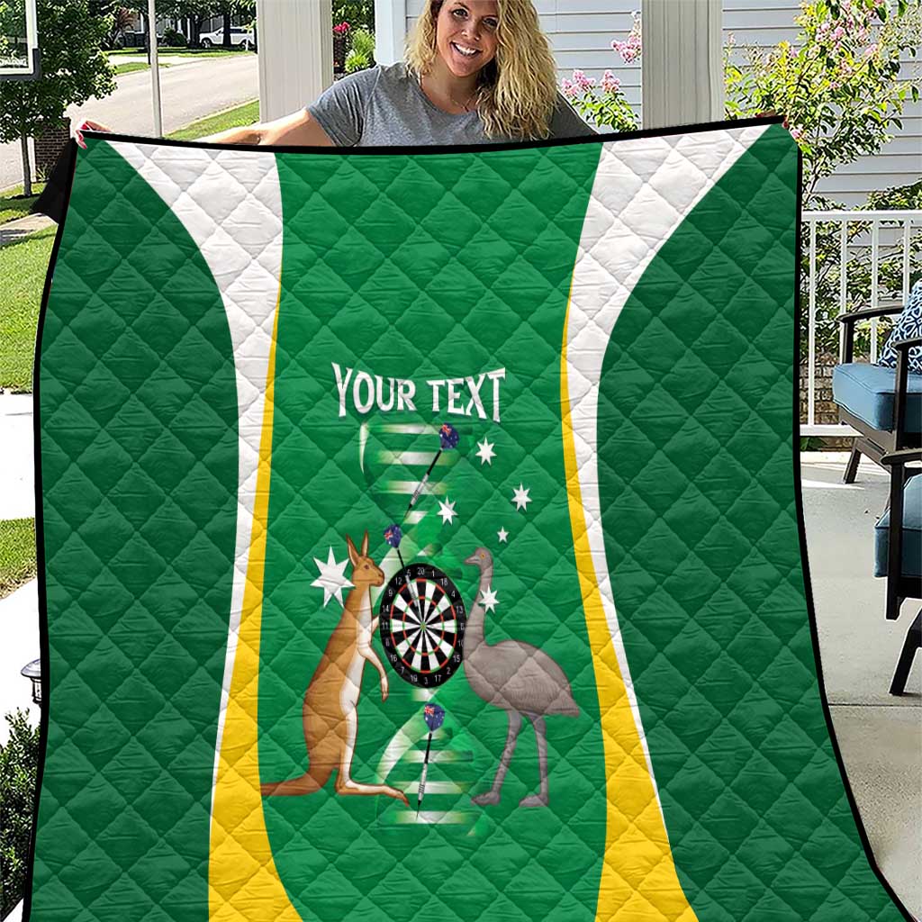 Personalised Australia Darts Quilt Aussie Its In My DNA National Color - Aussie Hoodie