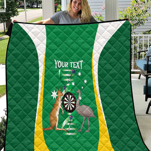 Personalised Australia Darts Quilt Aussie Its In My DNA National Color - Aussie Hoodie