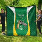 Personalised Australia Darts Quilt Aussie Its In My DNA National Color - Aussie Hoodie