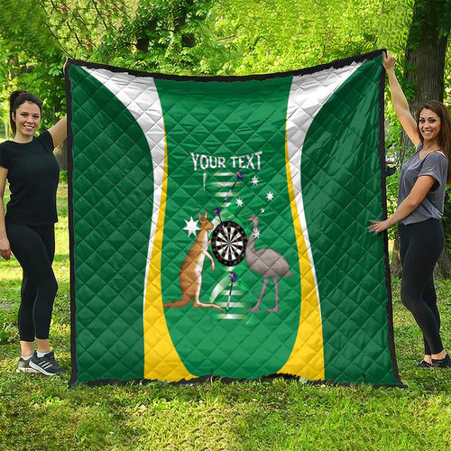 Personalised Australia Darts Quilt Aussie Its In My DNA National Color - Aussie Hoodie