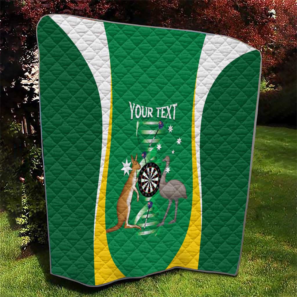 Personalised Australia Darts Quilt Aussie Its In My DNA National Color - Aussie Hoodie