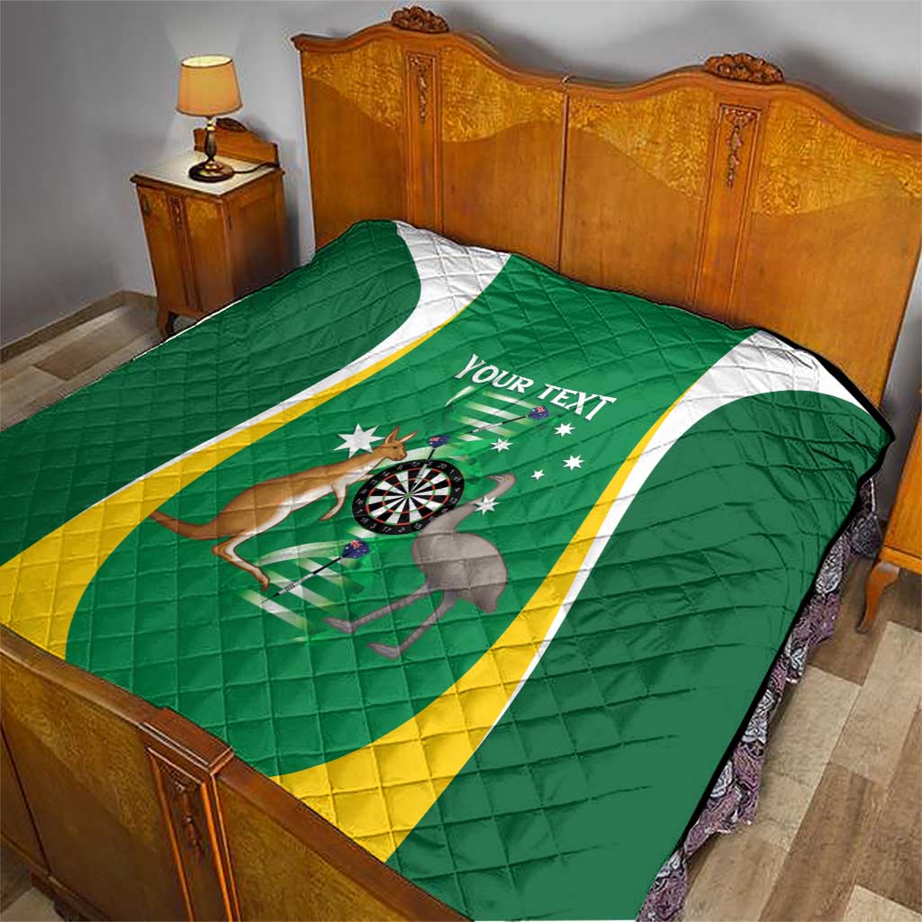 Personalised Australia Darts Quilt Aussie Its In My DNA National Color - Aussie Hoodie