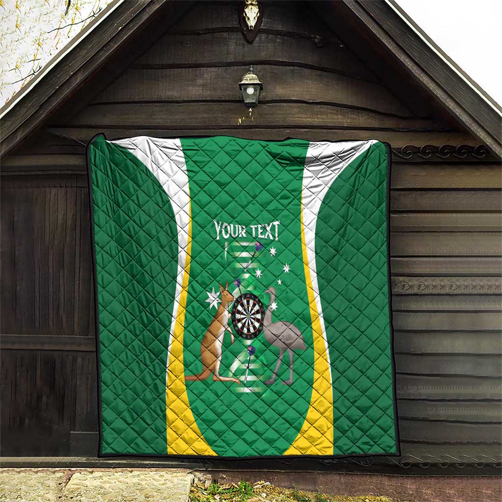 Personalised Australia Darts Quilt Aussie Its In My DNA National Color - Aussie Hoodie