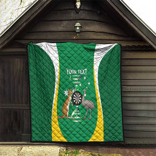 Personalised Australia Darts Quilt Aussie Its In My DNA National Color - Aussie Hoodie