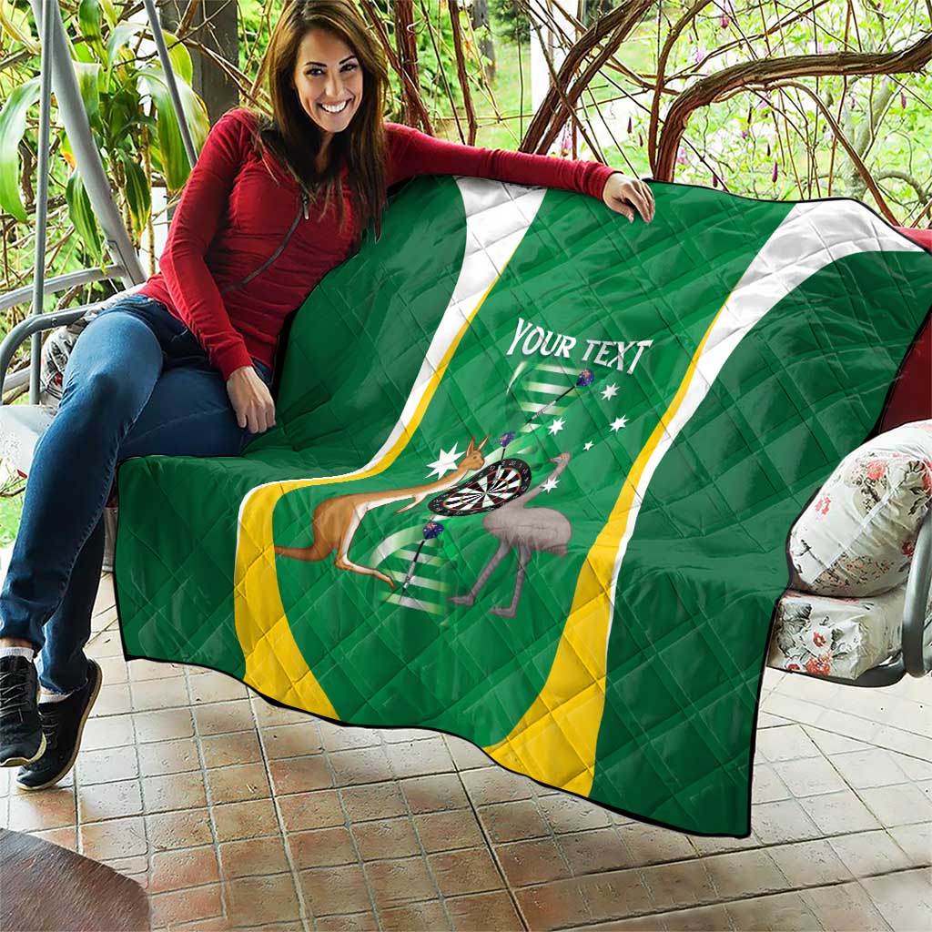 Personalised Australia Darts Quilt Aussie Its In My DNA National Color - Aussie Hoodie