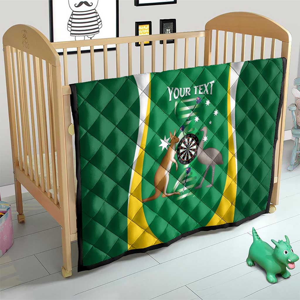 Personalised Australia Darts Quilt Aussie Its In My DNA National Color - Aussie Hoodie
