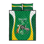 Personalised Australia Darts Quilt Bed Set Aussie Its In My DNA National Color - Aussie Hoodie
