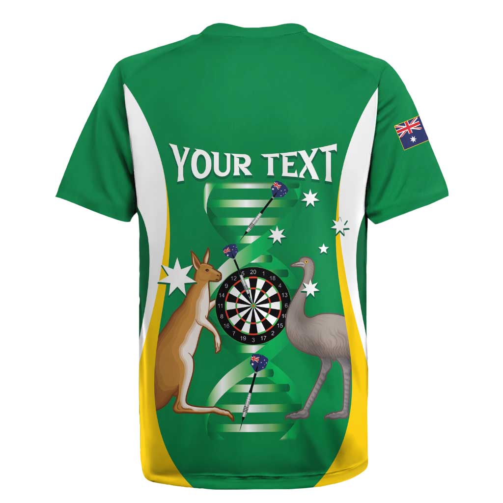 Personalised Australia Darts Rugby Jersey Aussie Its In My DNA National Color - Aussie Hoodie