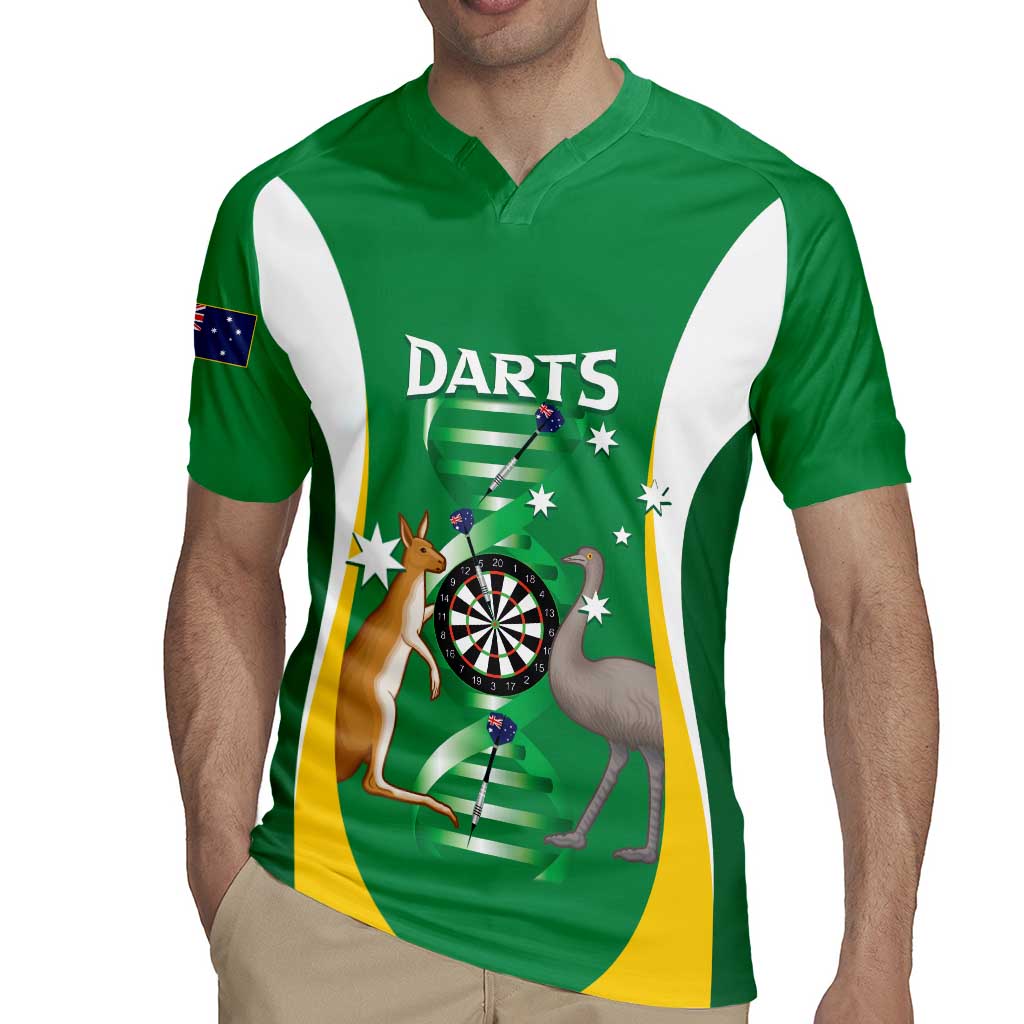 Personalised Australia Darts Rugby Jersey Aussie Its In My DNA National Color - Aussie Hoodie