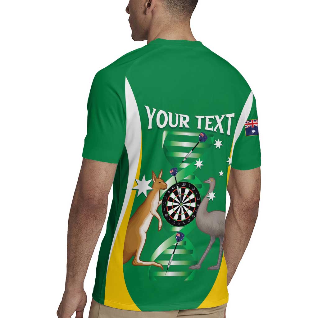Personalised Australia Darts Rugby Jersey Aussie Its In My DNA National Color - Aussie Hoodie