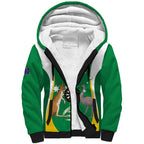 Personalised Australia Darts Sherpa Hoodie Aussie Its In My DNA National Color - Aussie Hoodie