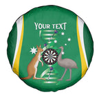 Personalised Australia Darts Spare Tire Cover Aussie Its In My DNA National Color - Aussie Hoodie