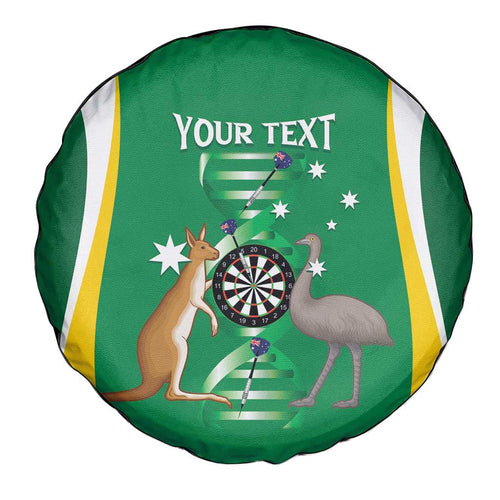 Personalised Australia Darts Spare Tire Cover Aussie Its In My DNA National Color - Aussie Hoodie