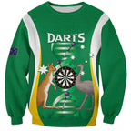 Personalised Australia Darts Sweatshirt Aussie Its In My DNA National Color - Aussie Hoodie