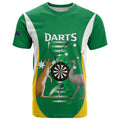 Personalised Australia Darts T Shirt Aussie Its In My DNA National Color - Aussie Hoodie