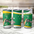 Personalised Australia Darts Tumbler Cup Aussie Its In My DNA National Color - Aussie Hoodie