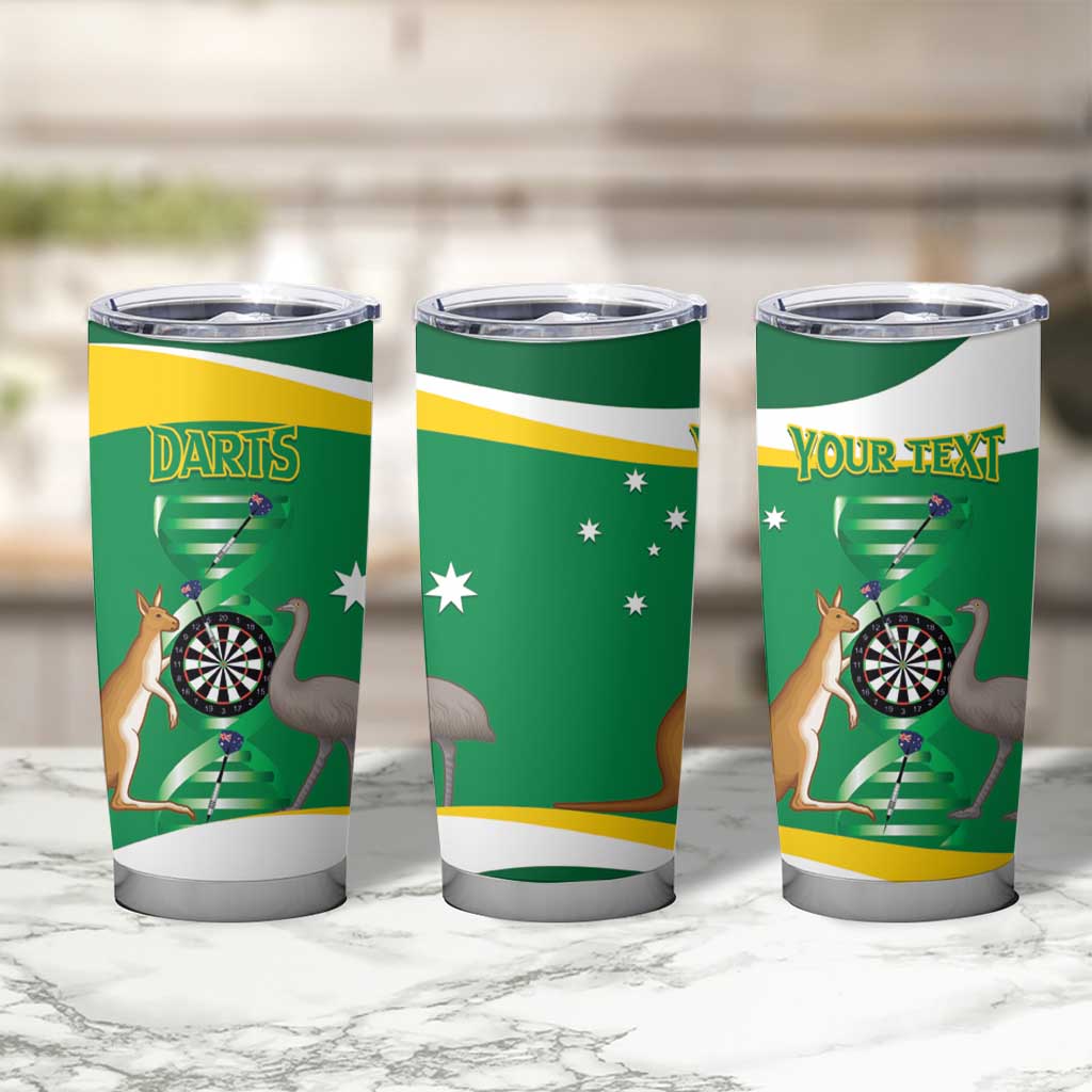 Personalised Australia Darts Tumbler Cup Aussie Its In My DNA National Color - Aussie Hoodie