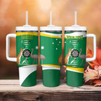 Personalised Australia Darts Tumbler With Handle Aussie Its In My DNA National Color - Aussie Hoodie
