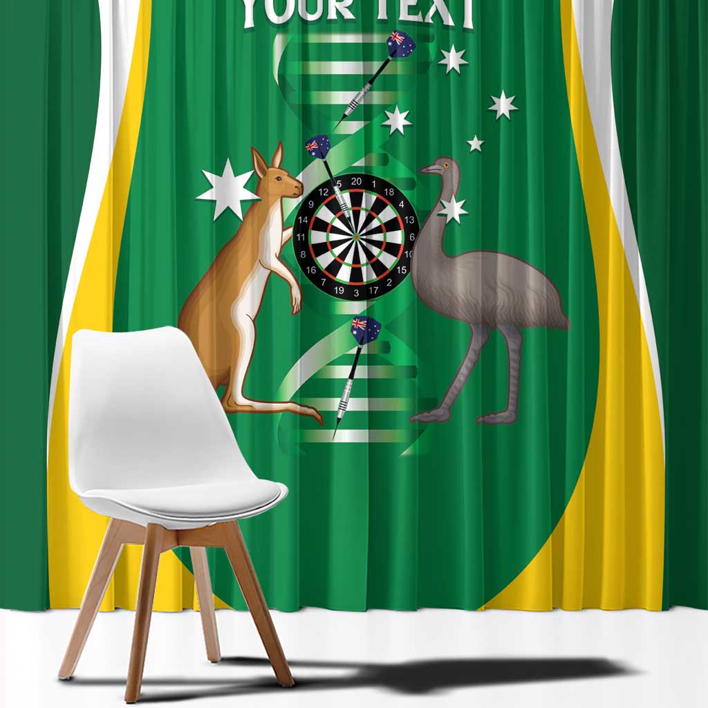 Personalised Australia Darts Window Curtain Aussie Its In My DNA National Color - Aussie Hoodie