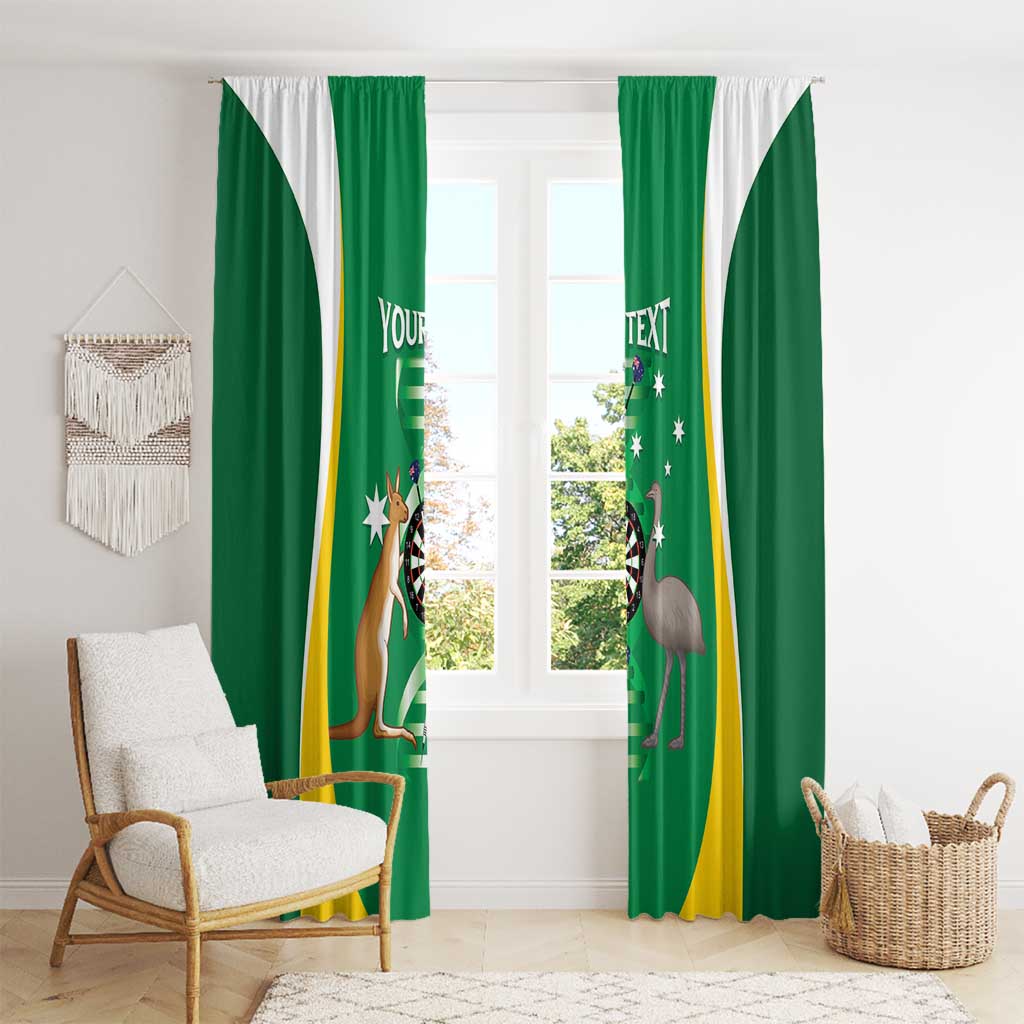 Personalised Australia Darts Window Curtain Aussie Its In My DNA National Color - Aussie Hoodie