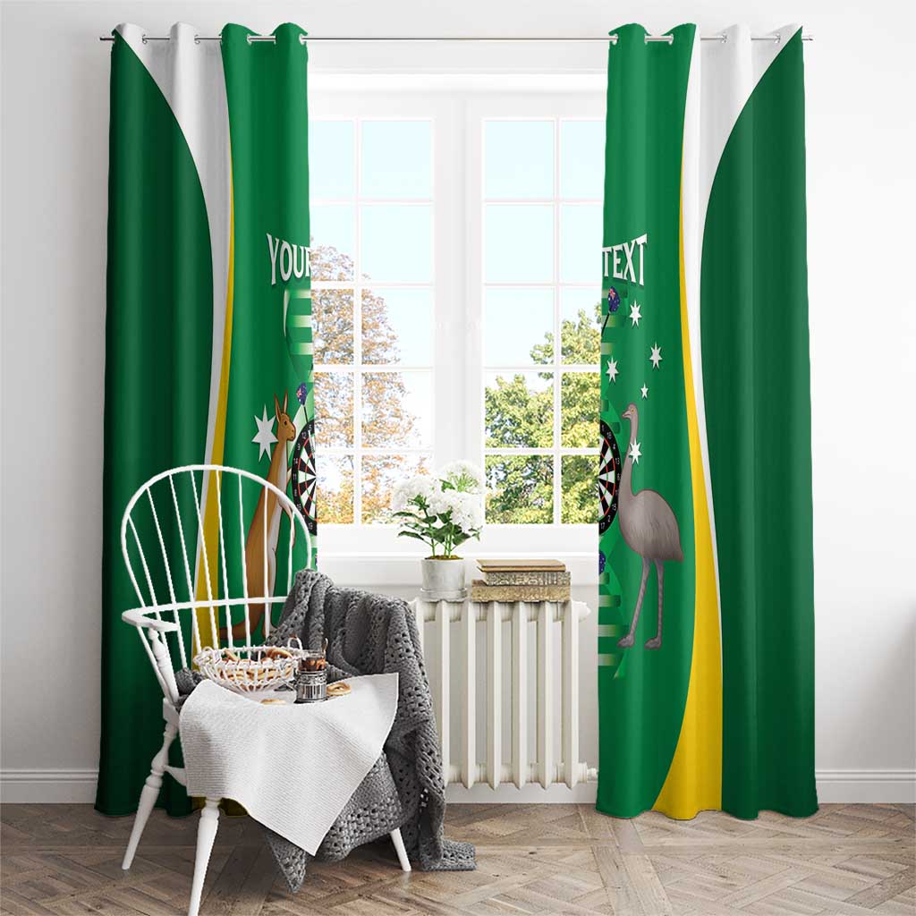 Personalised Australia Darts Window Curtain Aussie Its In My DNA National Color - Aussie Hoodie
