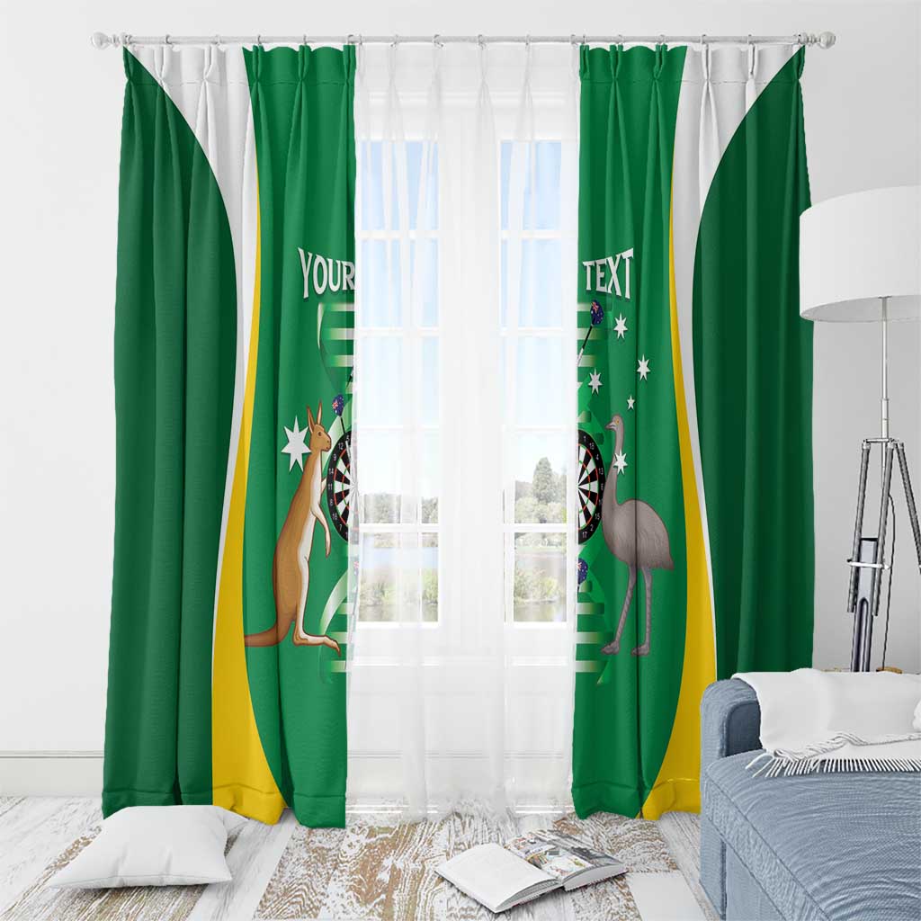 Personalised Australia Darts Window Curtain Aussie Its In My DNA National Color - Aussie Hoodie