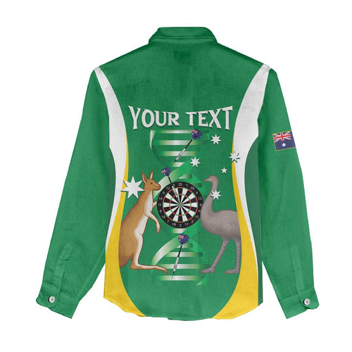 Personalised Australia Darts Women Casual Shirt Aussie Its In My DNA National Color - Aussie Hoodie