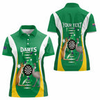 Personalised Australia Darts Women Polo Shirt Aussie Its In My DNA National Color - Aussie Hoodie