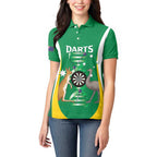 Personalised Australia Darts Women Polo Shirt Aussie Its In My DNA National Color - Aussie Hoodie