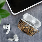 Personalised Australia Wombat AirPods Case Aussie Map Indigenous Art