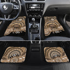 Personalised Australia Wombat Car Mats Aussie Map Indigenous Art