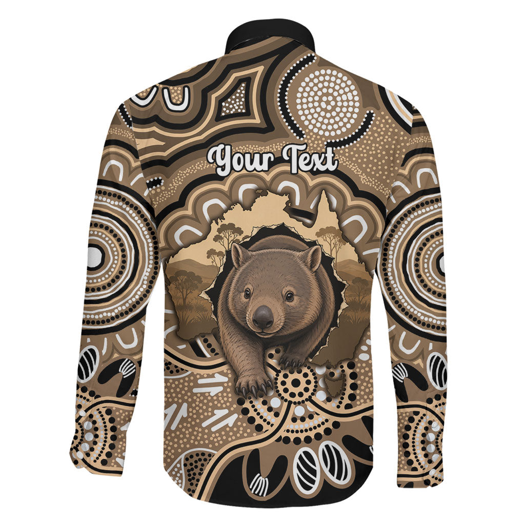 Personalised Australia Wombat Family Matching Mermaid Dress and Hawaiian Shirt Aussie Map Indigenous Art