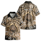 Personalised Australia Wombat Kid Hawaiian Shirt Aussie Map Indigenous Art LT14