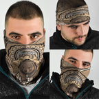 Personalised Australia Wombat Neck Gaiter Aussie Map Indigenous Art