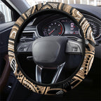 Australia Wombat Steering Wheel Cover Aussie Map Indigenous Art