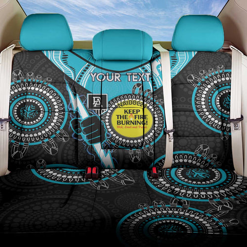 Custom AFL Power NAIDOC Week Back Car Seat Cover Keep The Fire Burning Indigenous Art