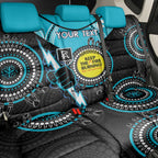 Custom AFL Power NAIDOC Week Back Car Seat Cover Keep The Fire Burning Indigenous Art