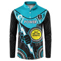 Custom AFL Power NAIDOC Week Button Sweatshirt Keep The Fire Burning Indigenous Art