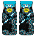 Custom AFL Power NAIDOC Week Car Mats Keep The Fire Burning Indigenous Art