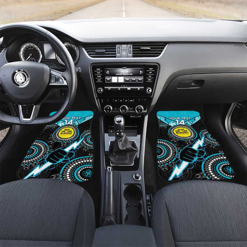 Custom AFL Power NAIDOC Week Car Mats Keep The Fire Burning Indigenous Art
