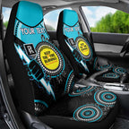 Custom AFL Power NAIDOC Week Car Seat Cover Keep The Fire Burning Indigenous Art